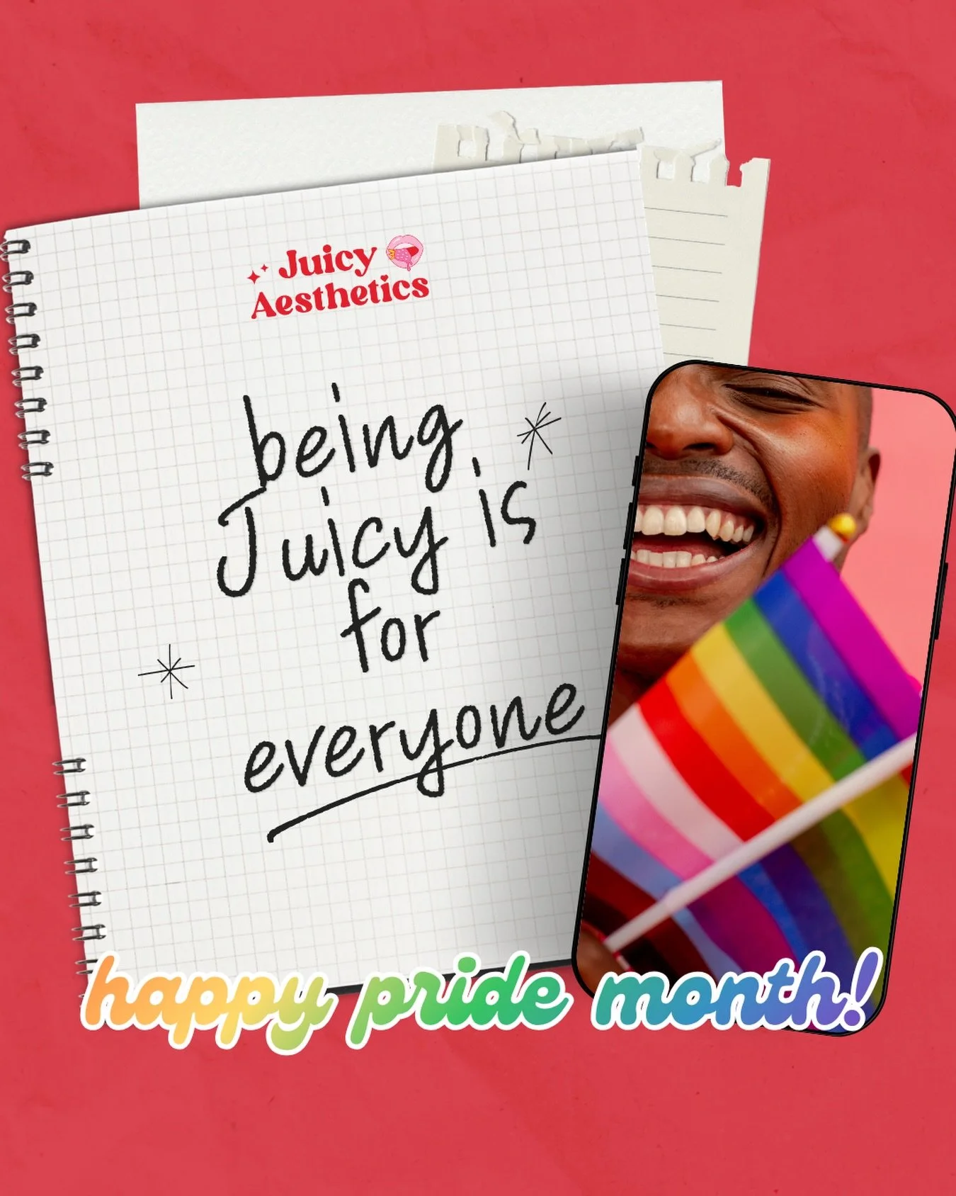 Being Juicy is for everyone 🌈✨

At Juicy, beauty has no rules, no labels, and no one-size-fits-all version. We&rsquo;re here to celebrate self expression, confidence, and the freedom to love who you love unapologetically 👏🏼 

Creating a space wher