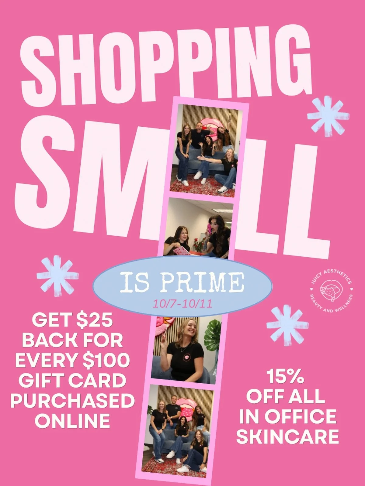 Prime week is fun and all&hellip; but shopping small? That&rsquo;s what community is all about 🥹 spending your money at a small business makes all the difference. This week, we&rsquo;re sweetening the deal for you with TWO specials 🍒 

💸 Get $25 b