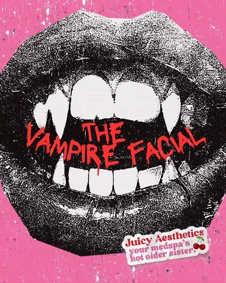 THE VAMPIRE FACIAL 🩸 you&rsquo;ve probably heard this hot term&hellip; but wtf is it actually? Allow us to introduce you to PRP microneedling&mdash; your new obsession 🦇 

PRP (platelet-rich plasma) is a regenerative treatment using a small sample 
