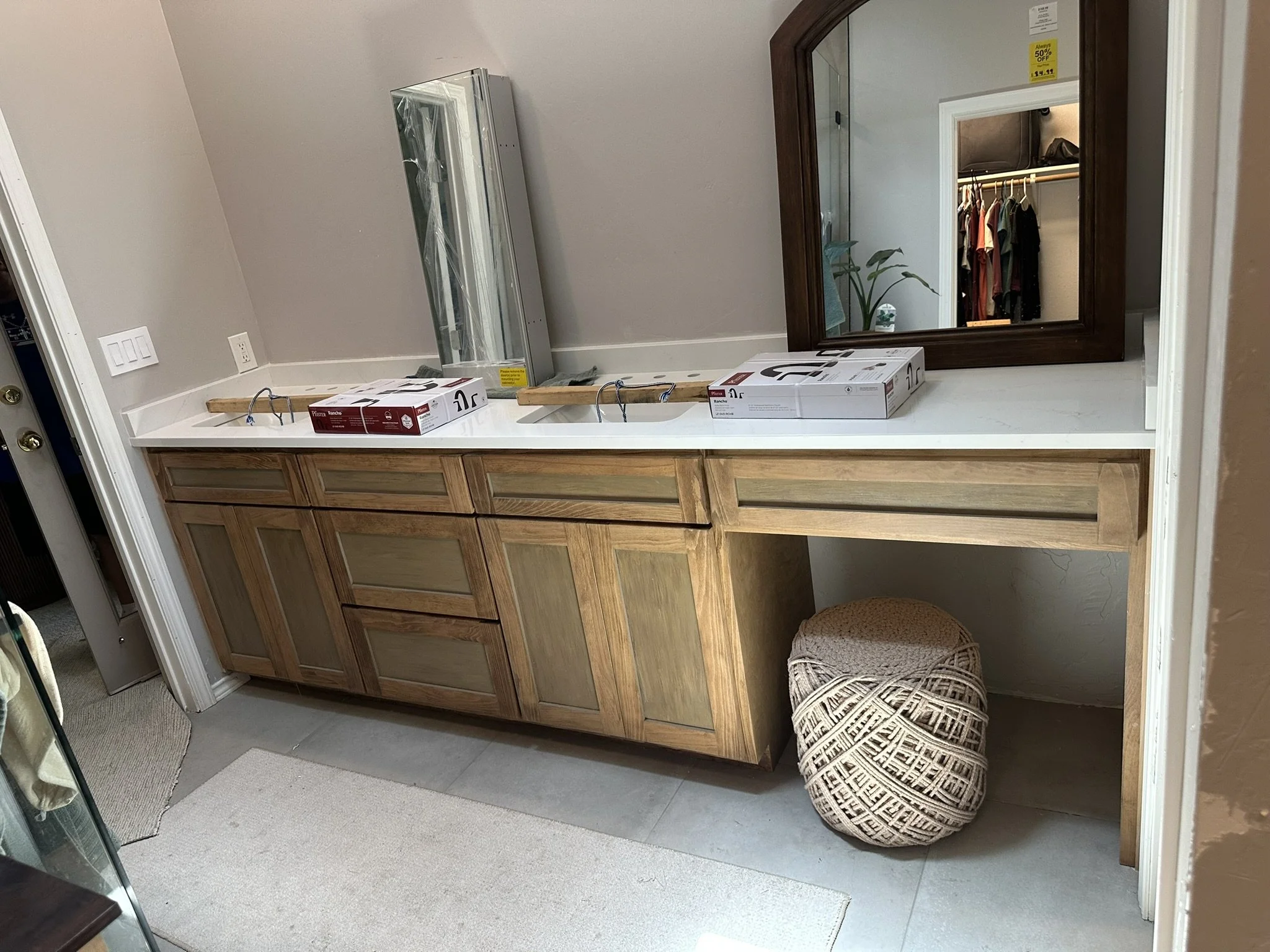 Bathroom Vanity Built In