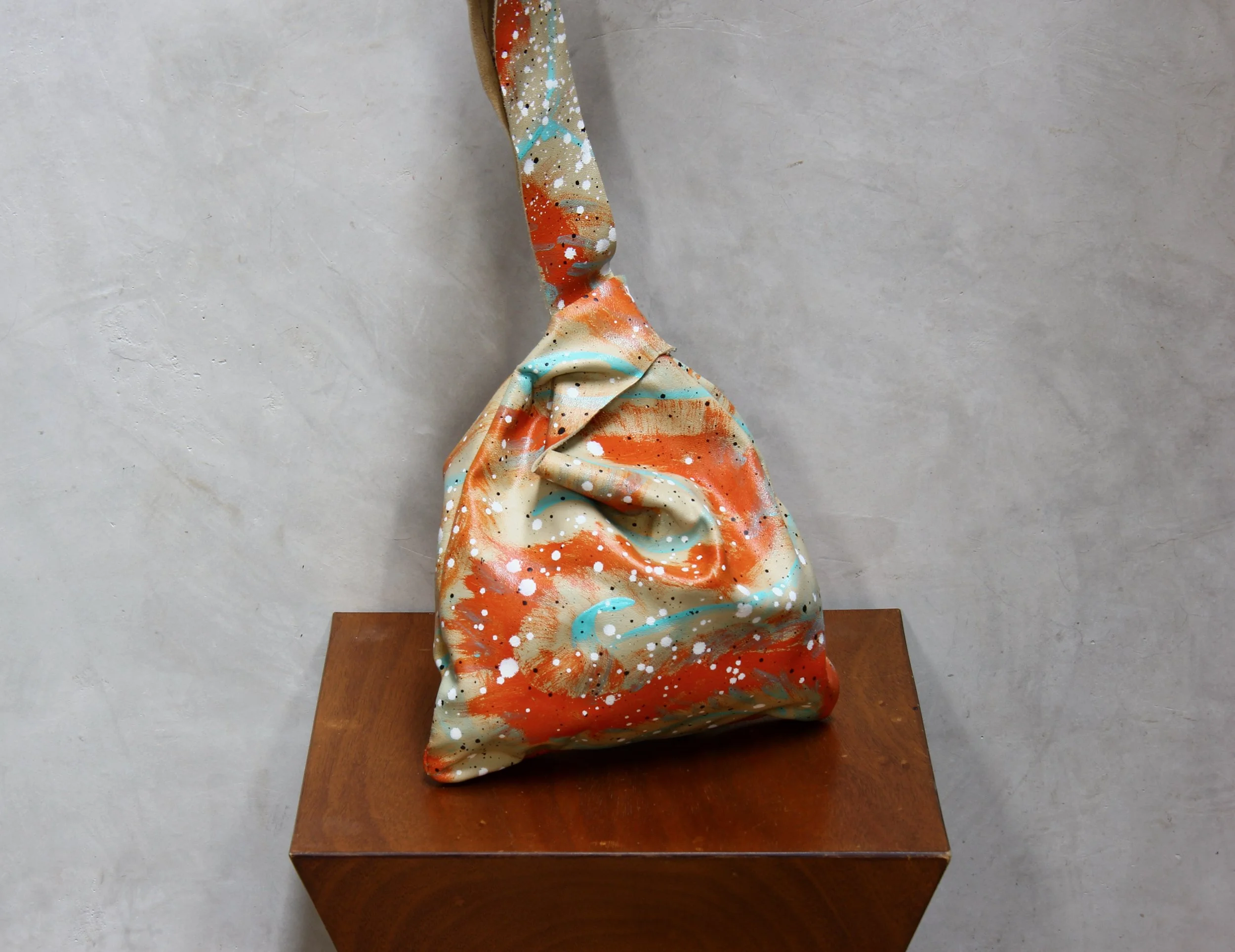   Leather Japanese Knot Bag No.3