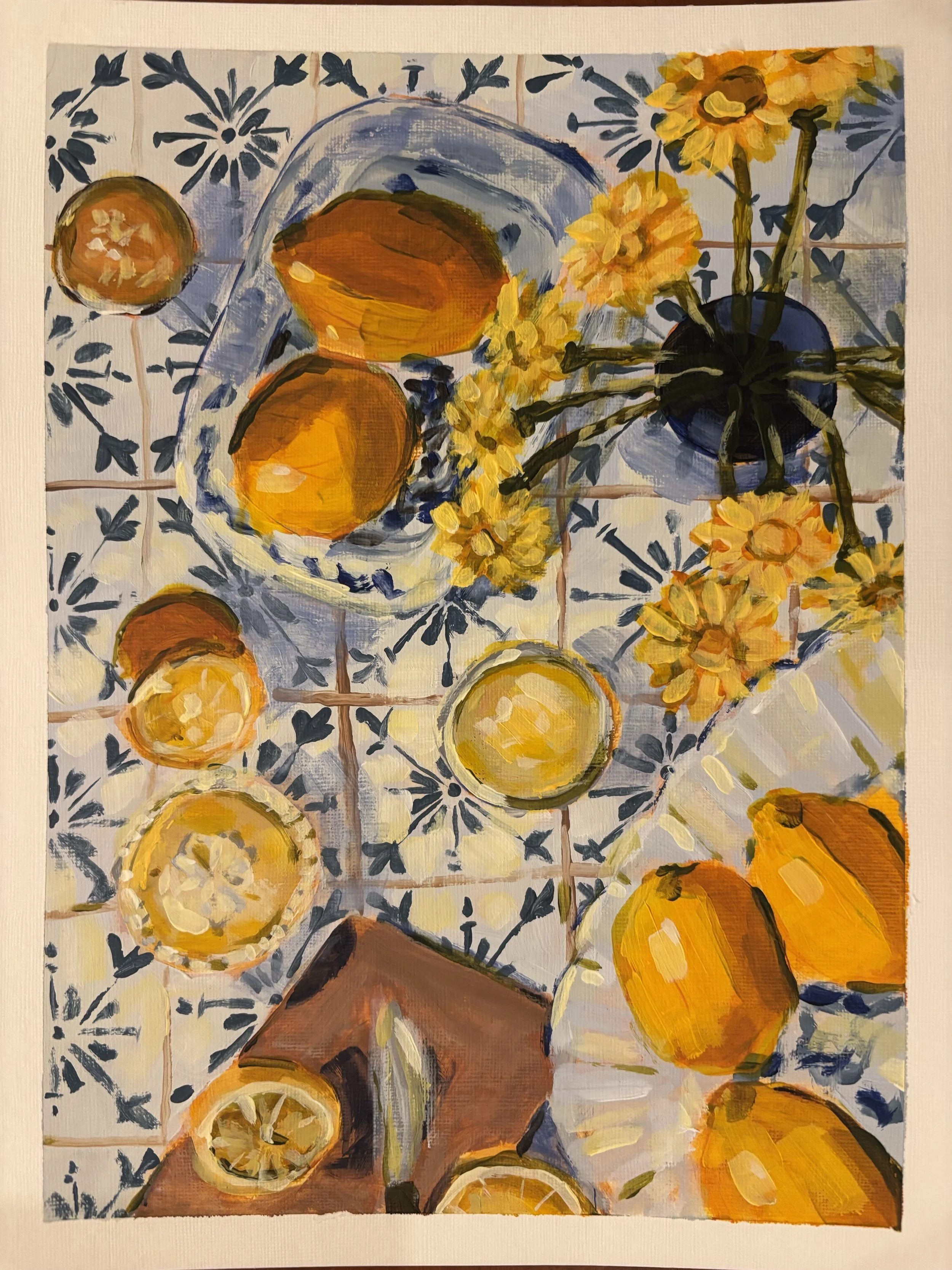 Lemon Daydreams, 9x12