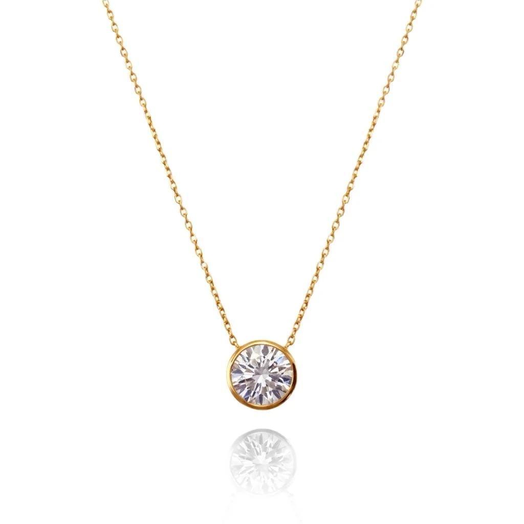 Bezel Brilliant Cut Diamond Necklace YG_1.JPG
