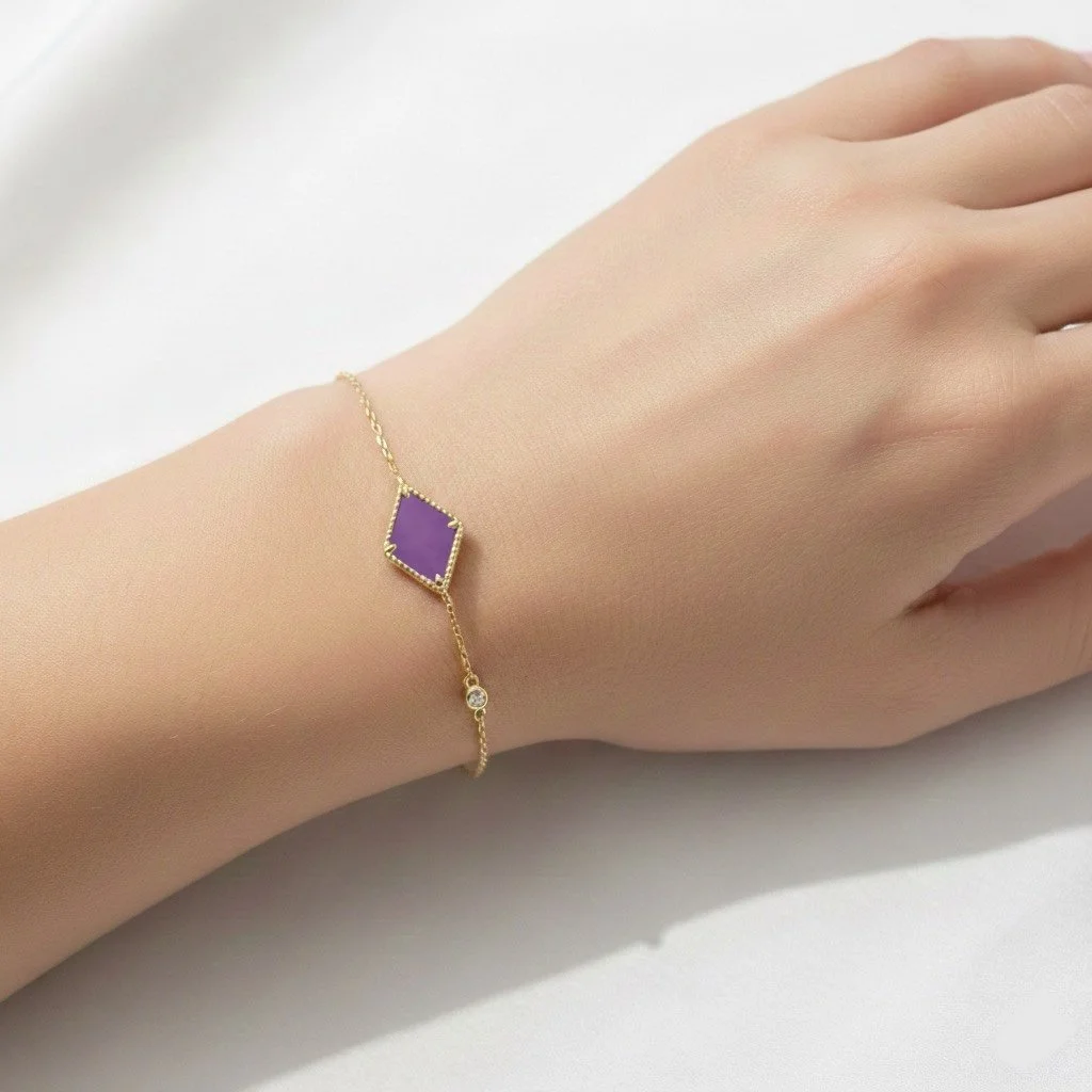 YG Purple chalcedony bracelet.JPG