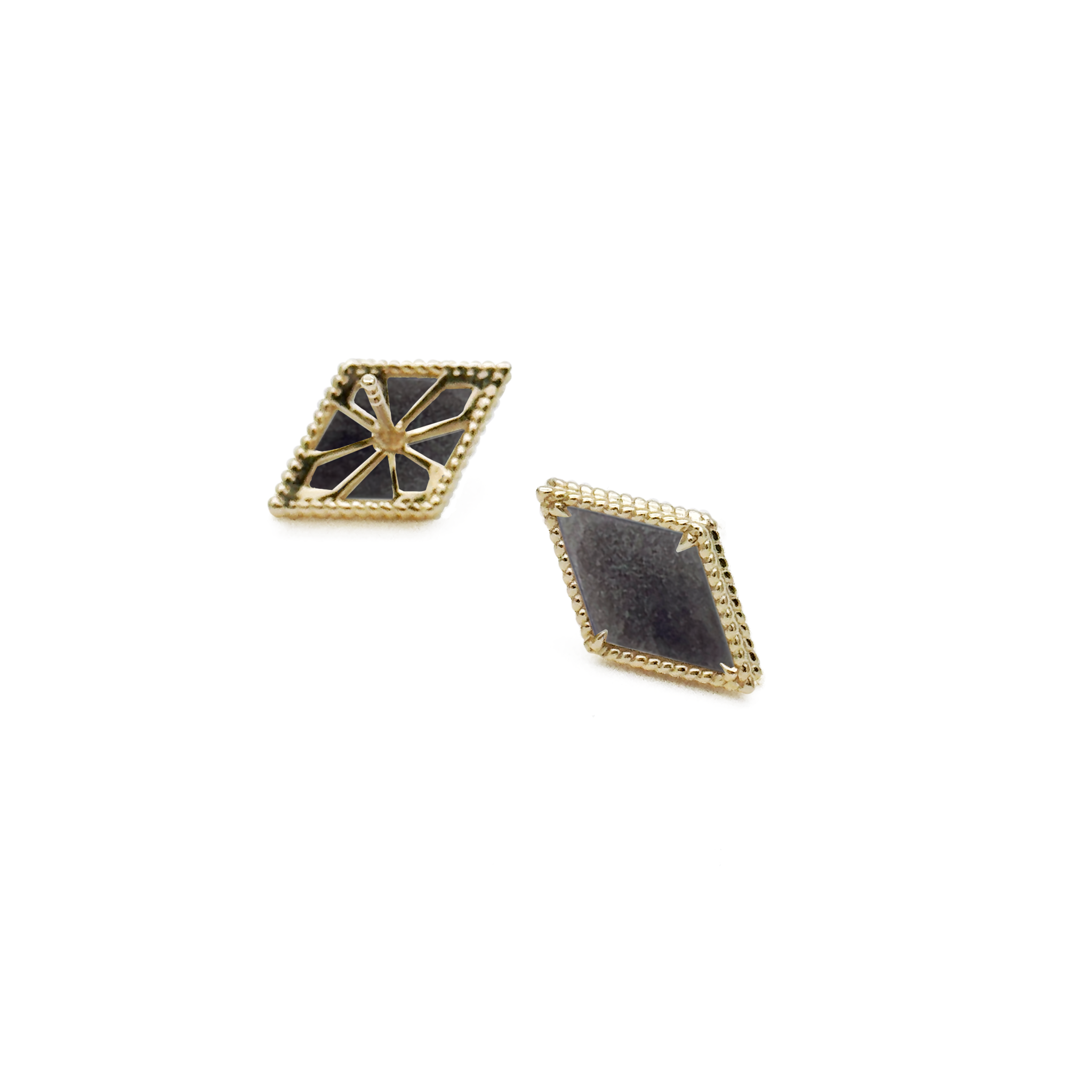Rhombus Earrings_silver obsidian.png