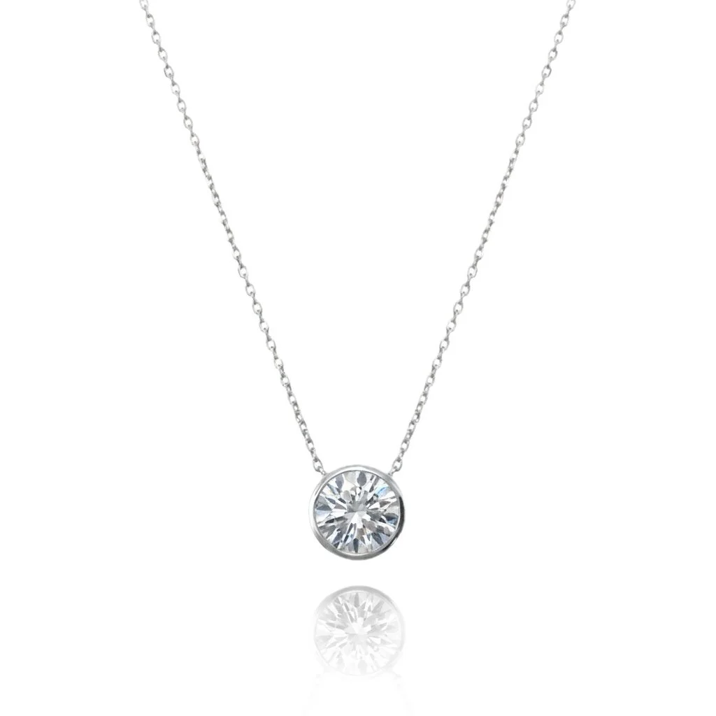 Bezel Brilliant Cut Diamond Necklace WG_1.JPG