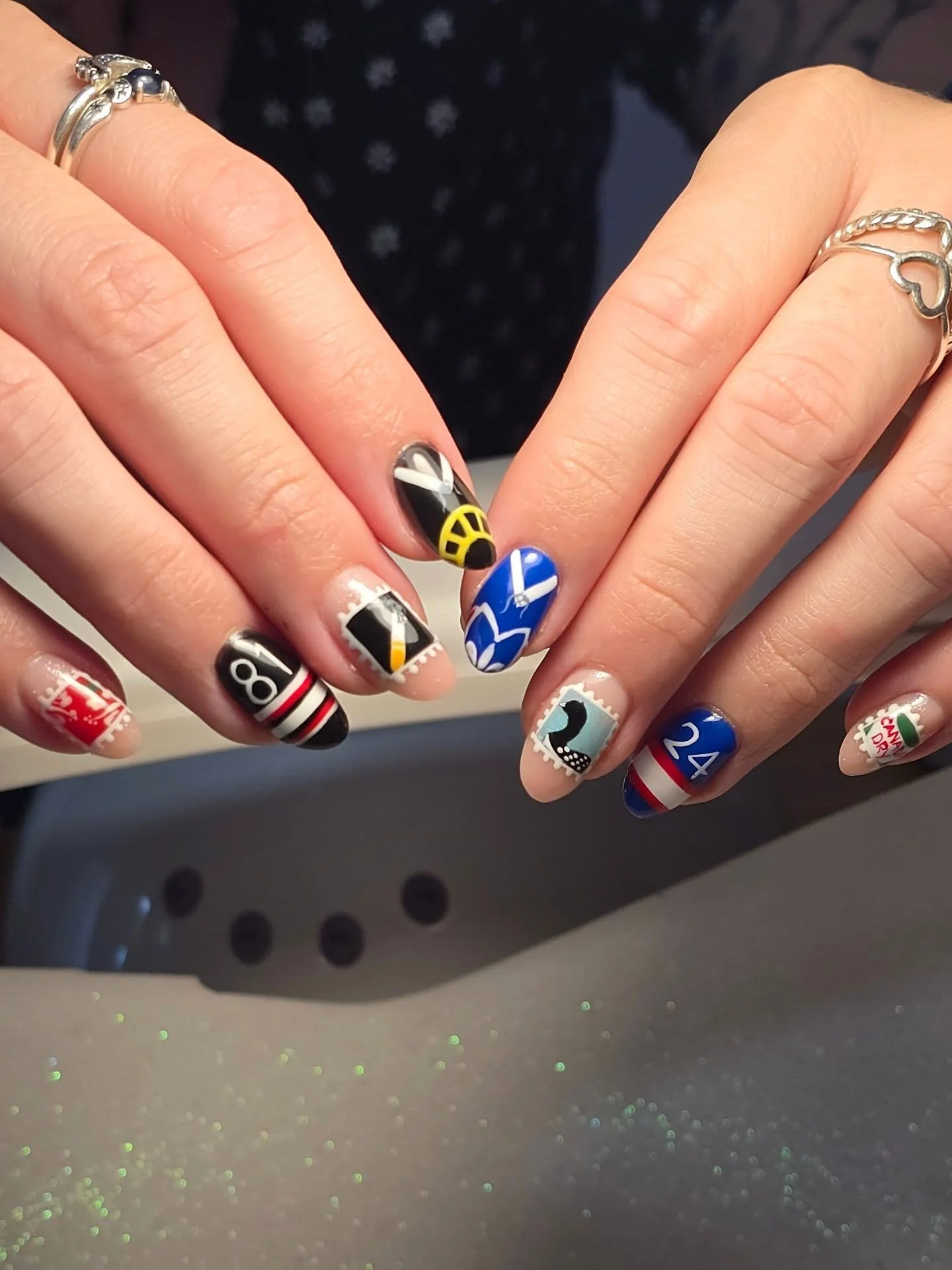 After doing this full Heated Rivalry themed set, I have been given homework from different clients now to have watched it before their next appointments and report back on it! 🏒 

Guess I know what the wife and I are watching when we get a free minu