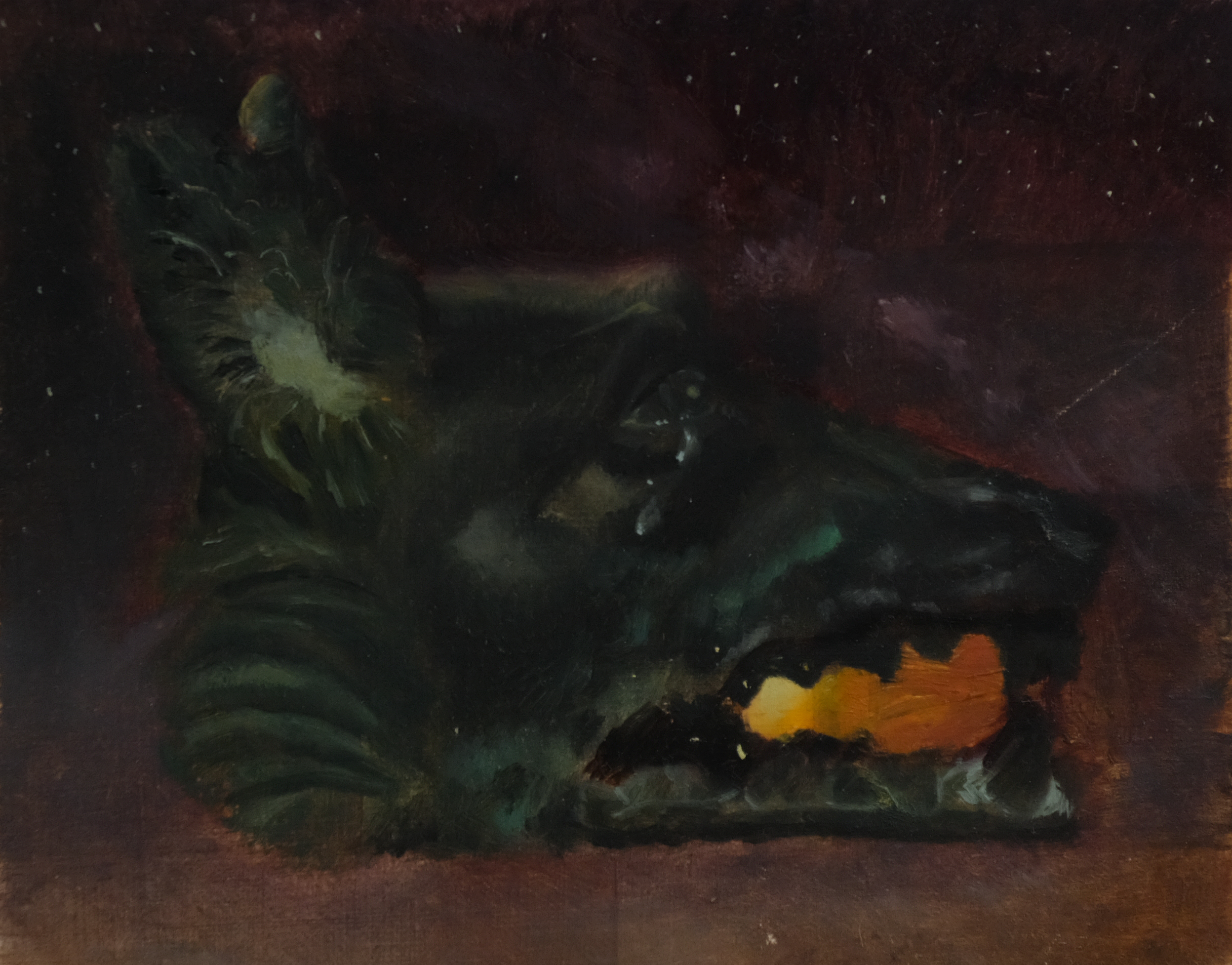 Alchemize, Oil on Paper, 6 x 8”, 2026