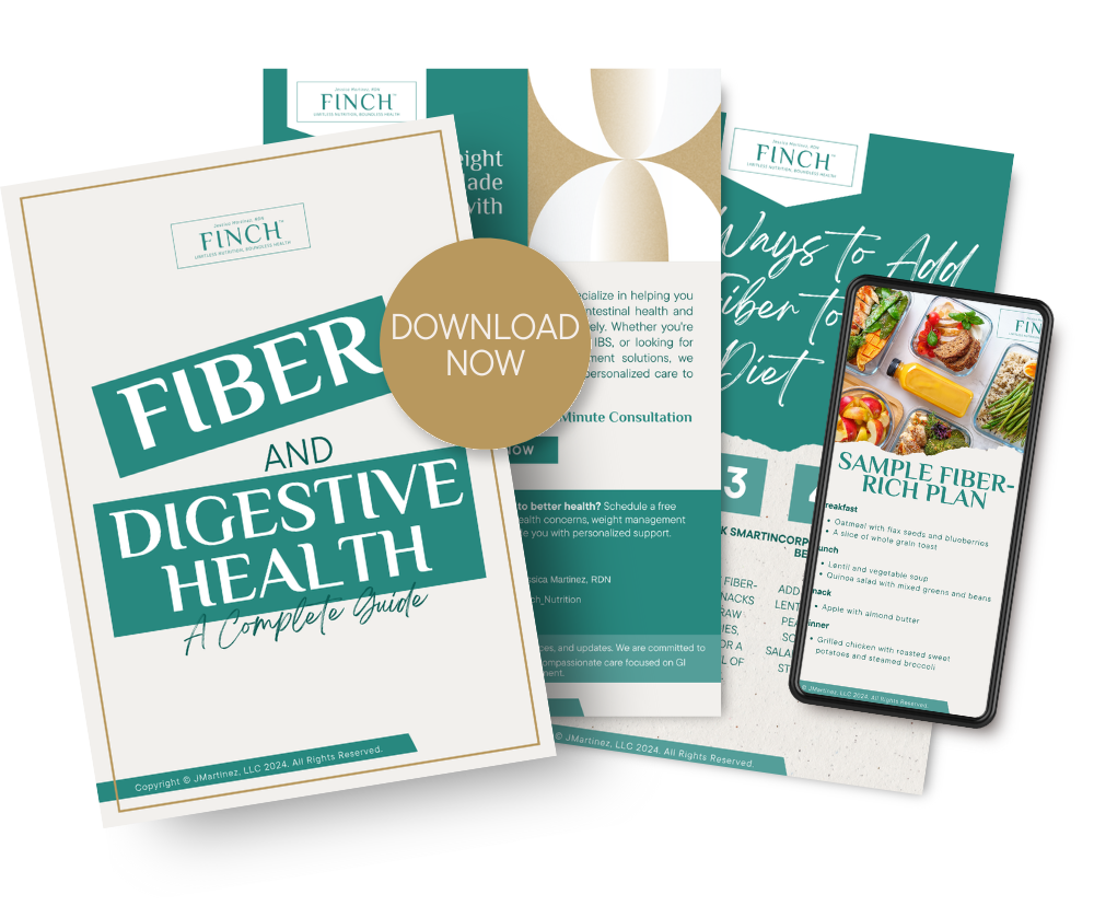 Image showcasing Fiber Guide Download — Finch™ Nutrition - GI Specialist & Weight Management