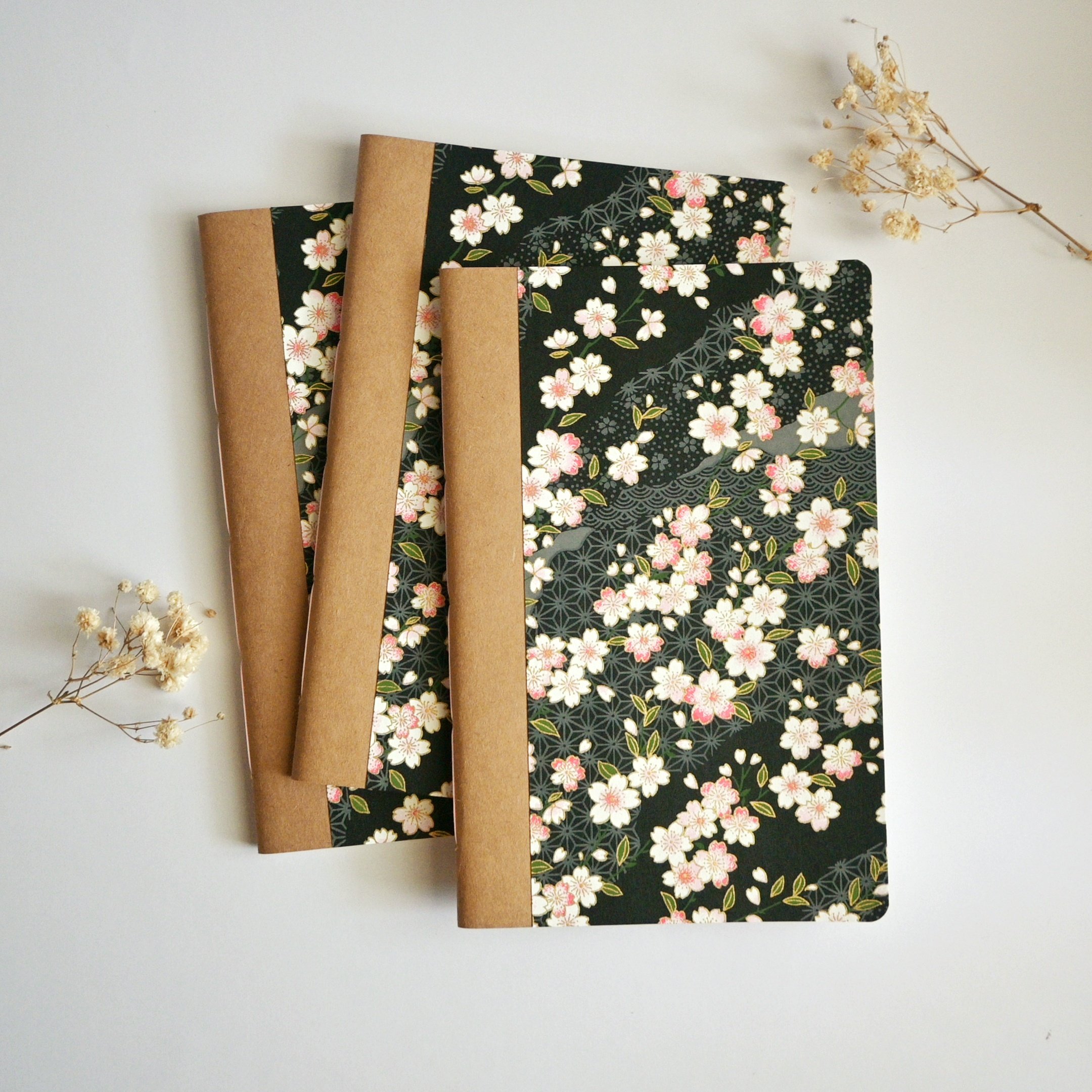 Cherry Blossom Dreams | Chiyogami Soft Cover Notebooks