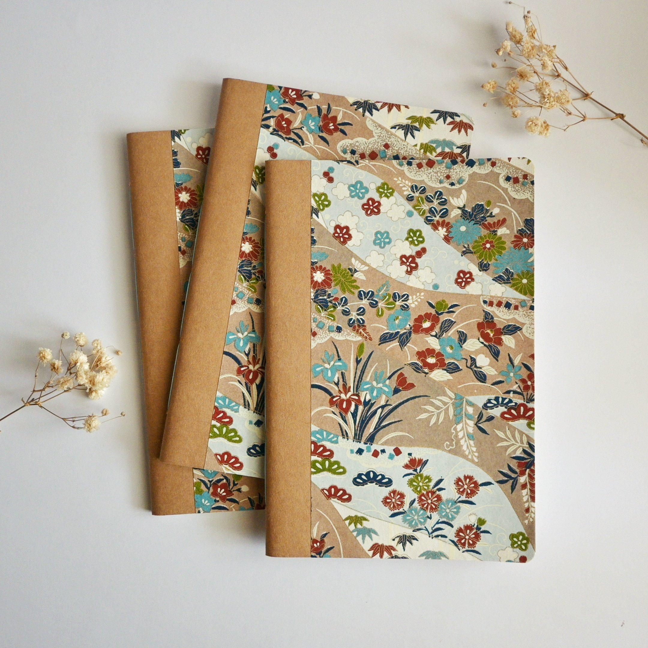 Botanical Breeze | Chiyogami Soft Cover Notebooks