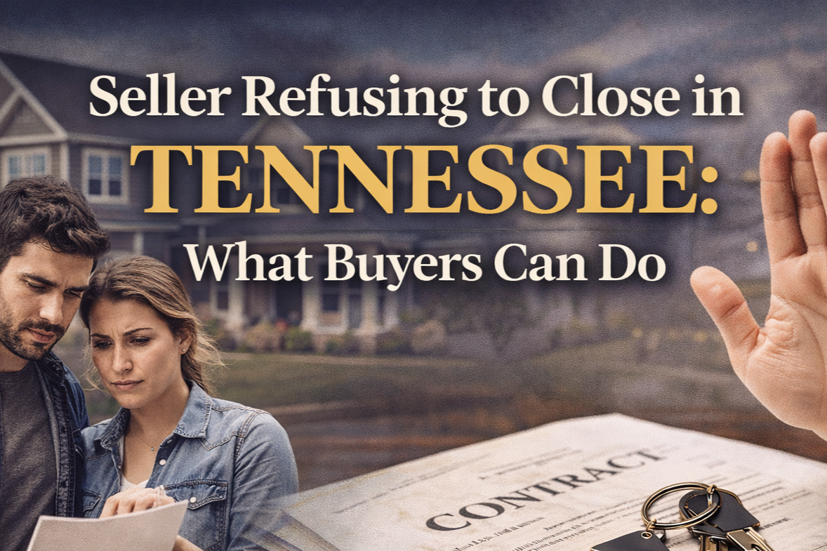 Seller Refusing to Close in Tennessee: What Buyers Can Do