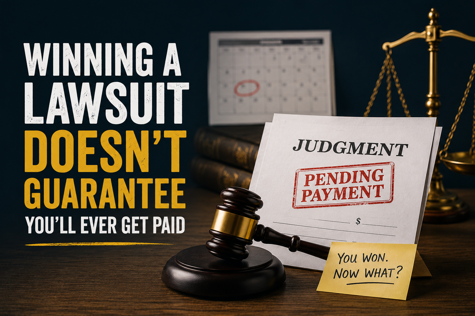 Winning a Lawsuit Doesn’t Guarantee You’ll Ever Get Paid