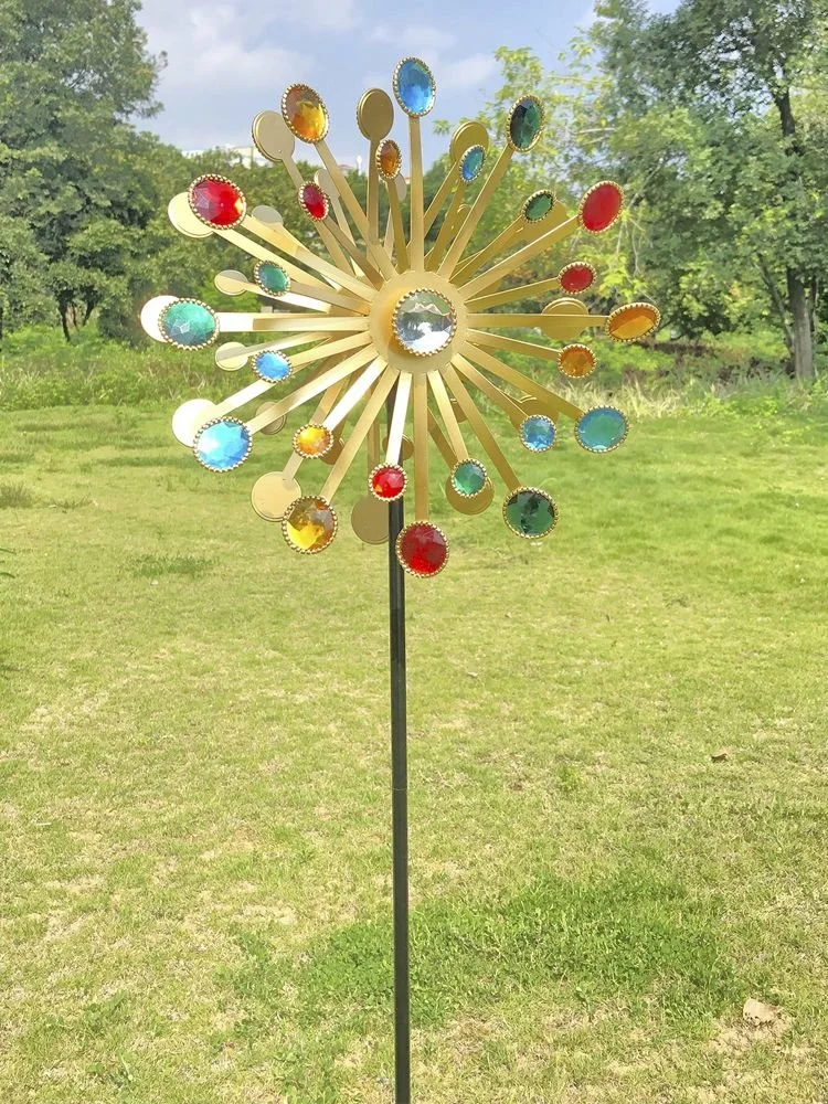 Bright Coloured Metal Lighthouse Decoration Garden Art