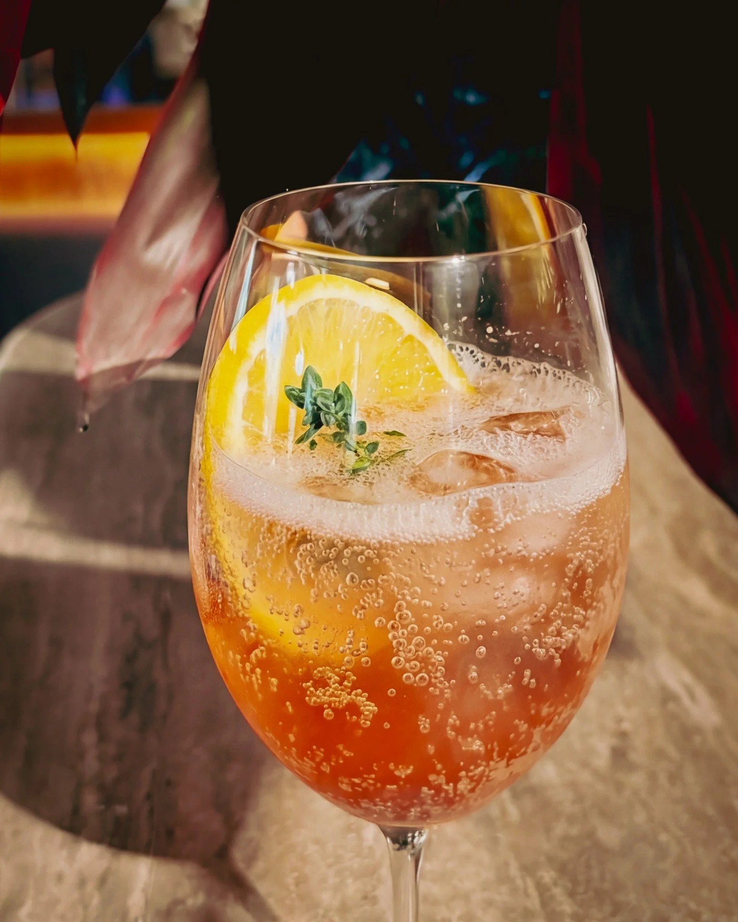Still quench your thirst this Dry January! Try our 0% Aperol-ish Spritz.⁠
⁠
#chipbeebistro #cbb #hnhg
