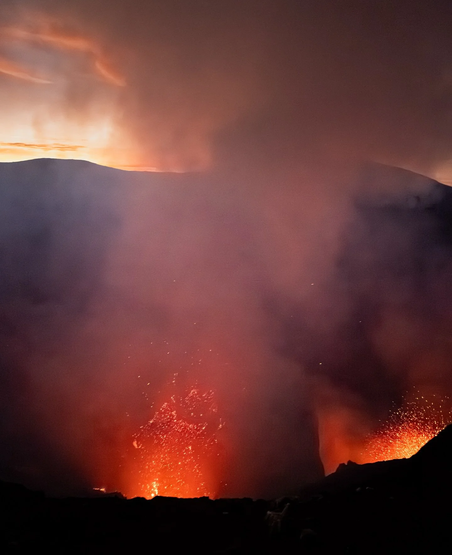 &ldquo;Reclamation-Caldera series 2026&rdquo; after close proximity to power. Handheld on the rim where the sunsets were truly spectacular. Full Caldera series on my website soon. Deep Heart Earth&reg; #volcanophotography #fineartphotography #concept