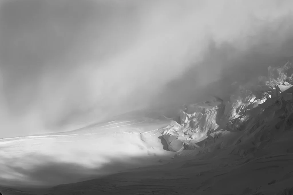 &ldquo;Her Poem-Antarctica&rsquo;s Heartbeat series&rdquo;  2024. Elegant &hellip;beautiful &hellip;Deep Heart Earth&reg; #antarctica #fineartphotography #conceptualphotography #blackandwhitephotography #deepheartearth