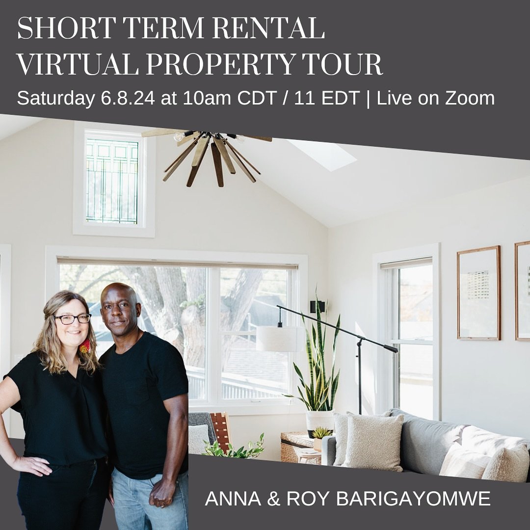 You are invited! This tour will feature one of our properties in the Twin Cities that we launched in 2021. It&rsquo;s been a great investment and we are excited to share what we have learned, tips and mistakes to avoid! Comment link to get the zoom l