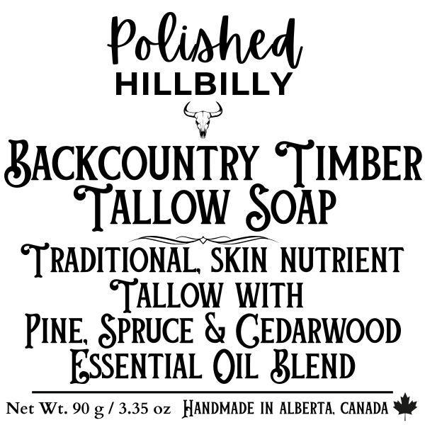 Backcountry Timber - Tallow Soap Label FRONT.png