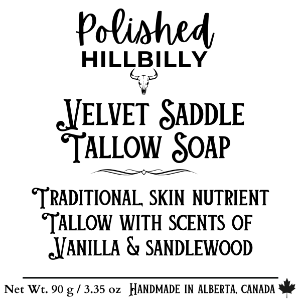 Velvet Saddle - Tallow Soap Label FRONT.png