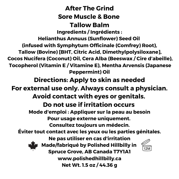 Ingredients - After The Grind Tallow Balm.png