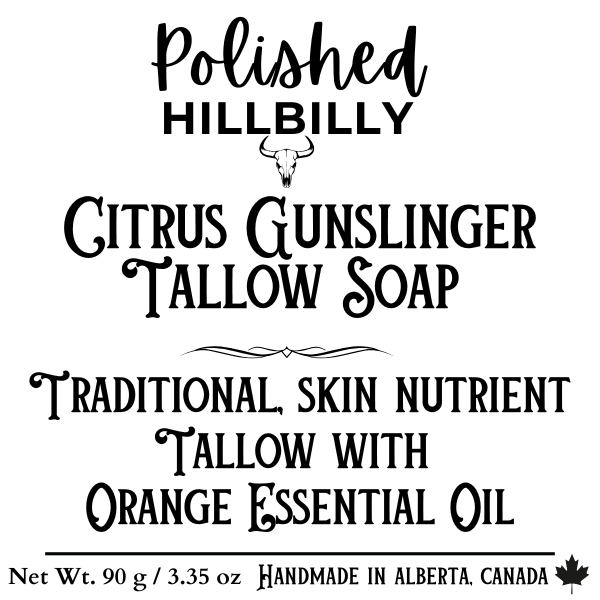 Citrus Gunslinger - Tallow Soap Label FRONT.png