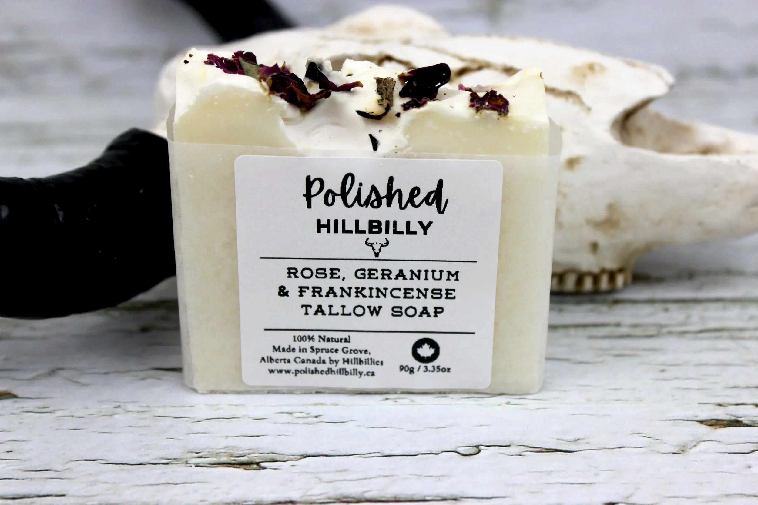 Rose, Geranium & Frankincense Tallow Soap