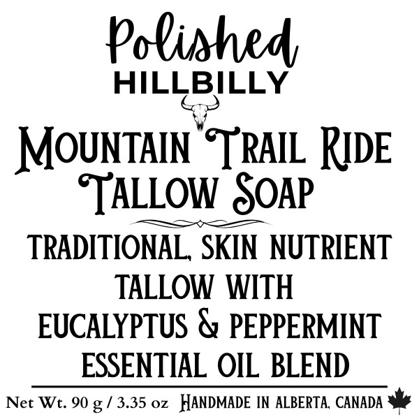 Mountain Trail Ride - Tallow Soap Label FRONT.png