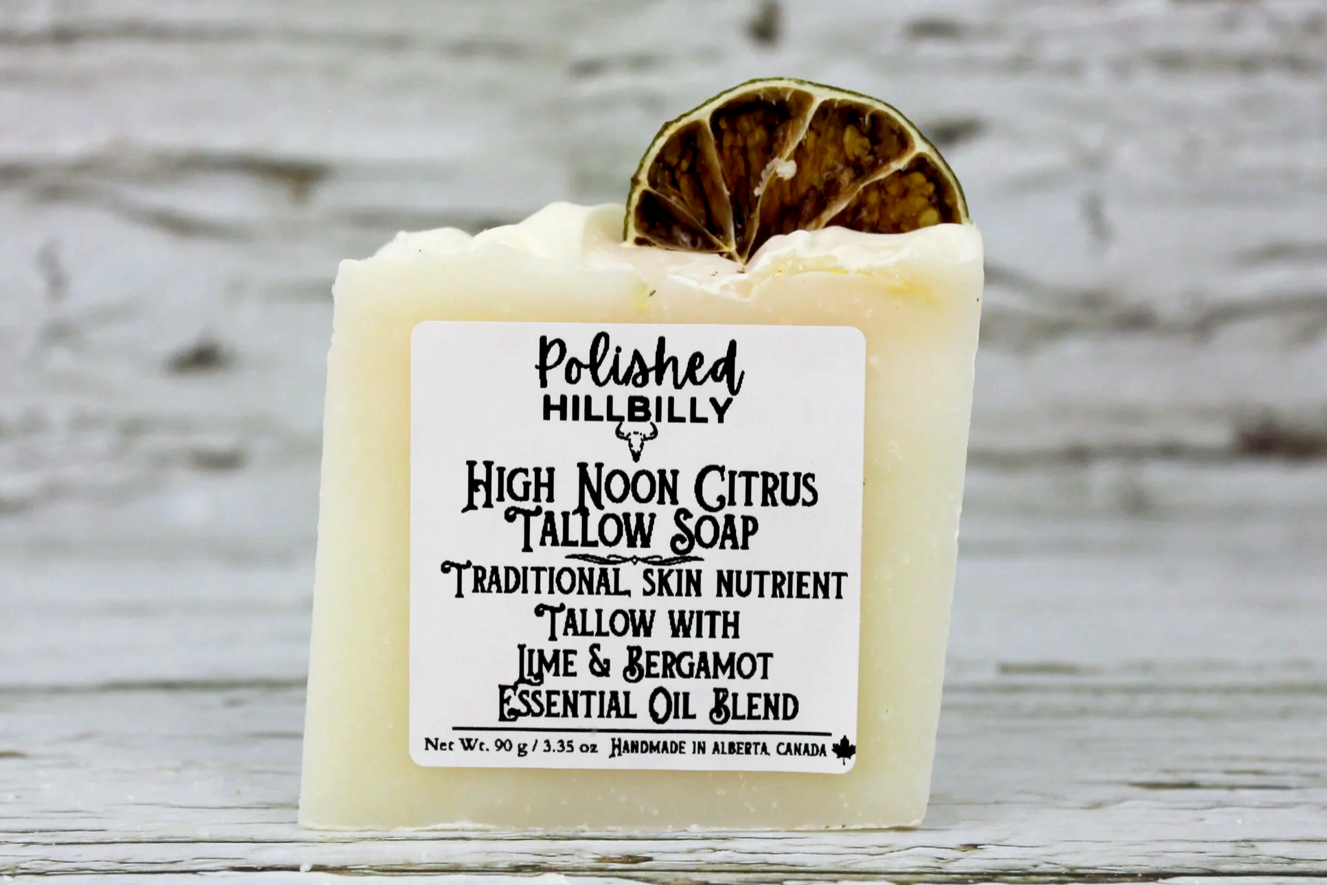 High Noon Citrus - Lime & Bergamot Tallow Soap