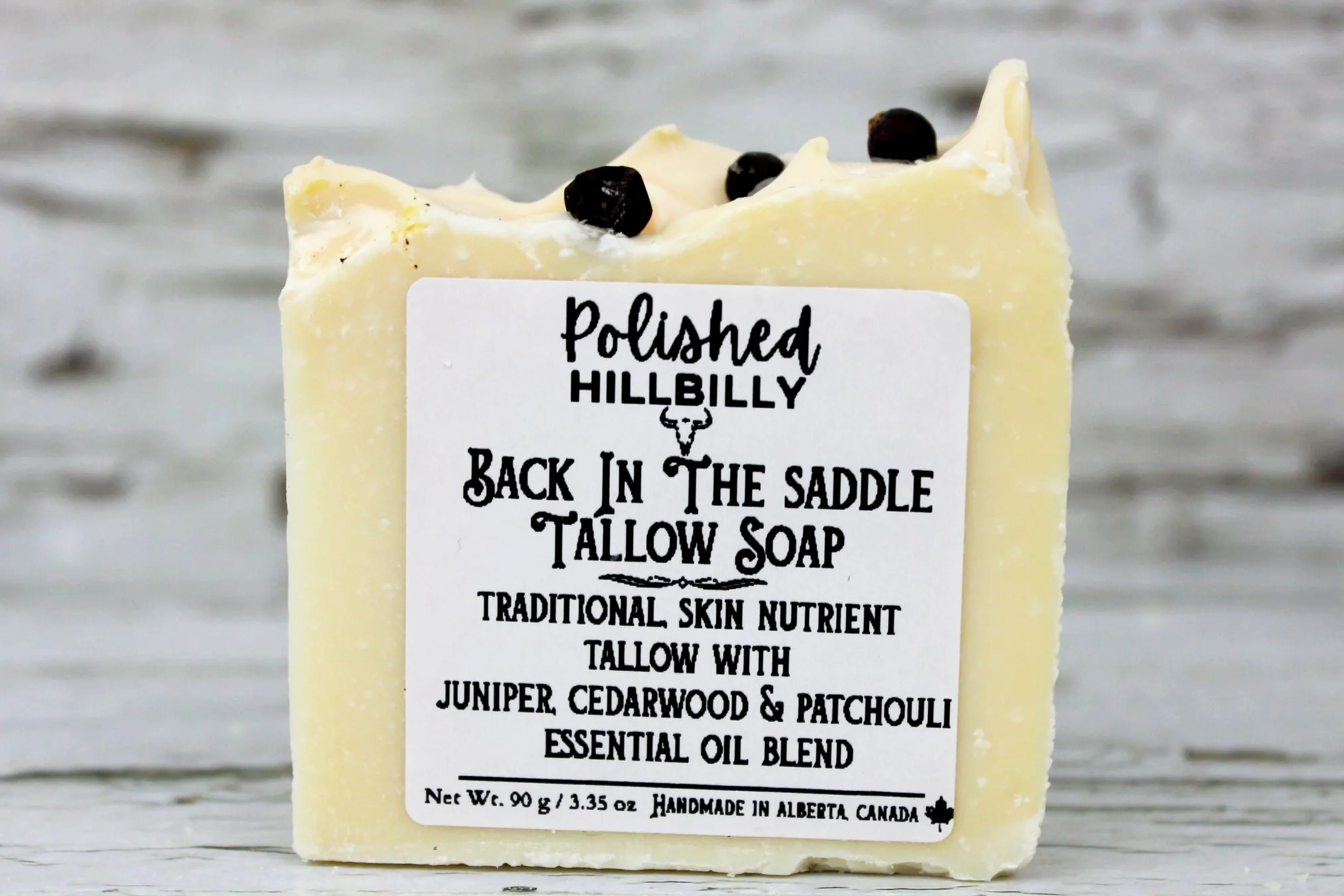 Back In the Saddle - Juniper, Cedarwood & Patchouli Tallow Soap