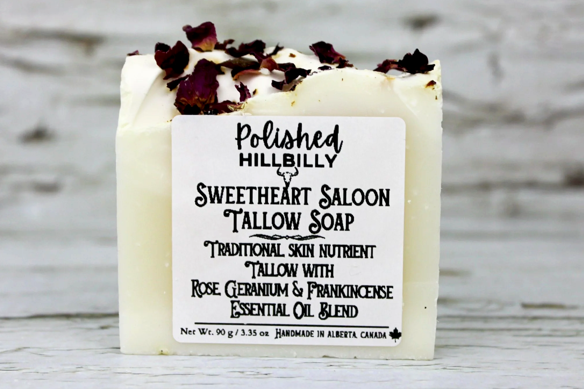 Sweetheart Saloon - Rose, Geranium & Frankincense Tallow Soap