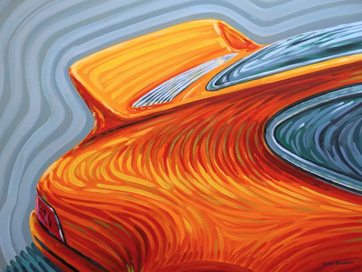Orange Ducktail