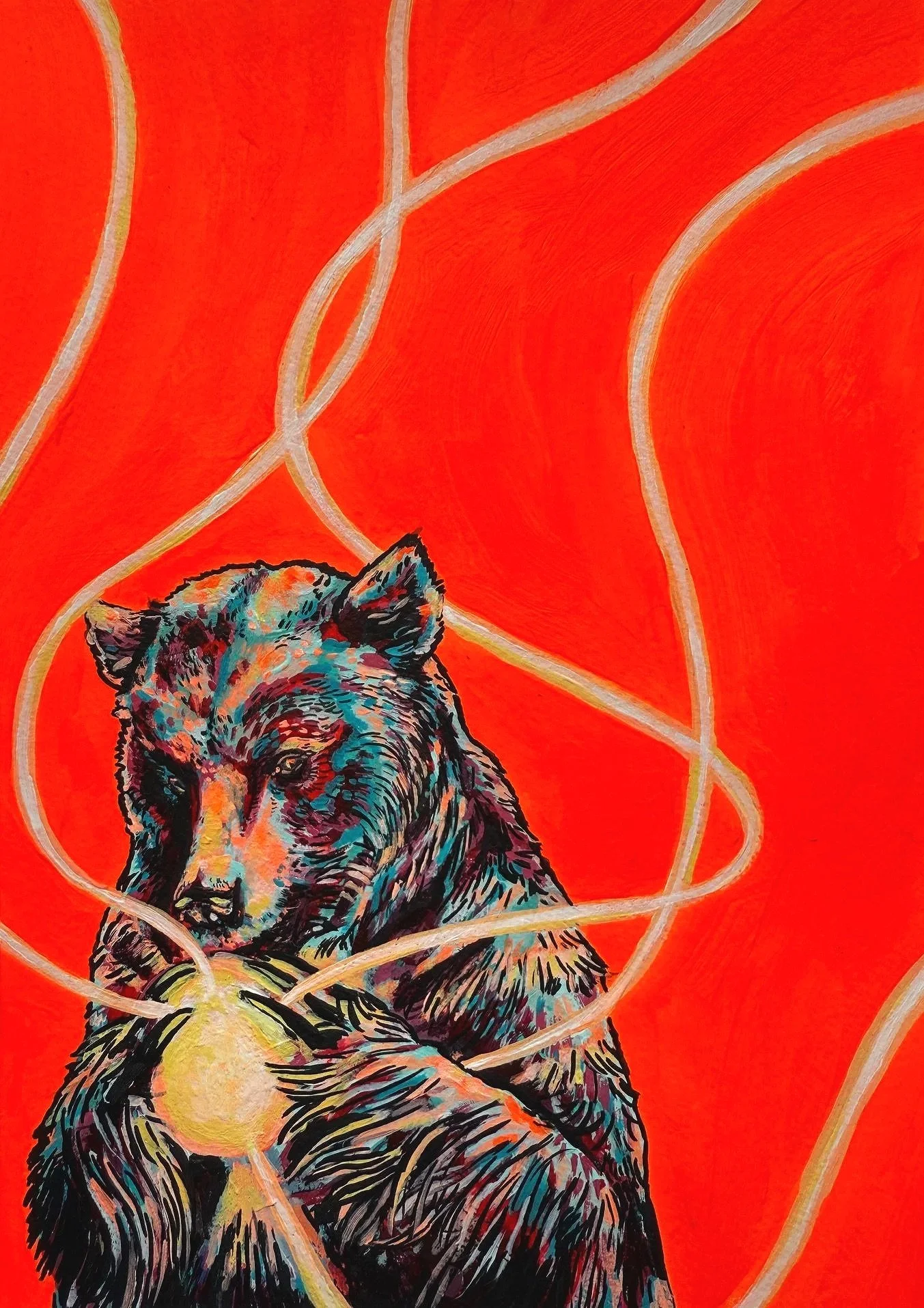 "Magic" - Original Multimedia Painting