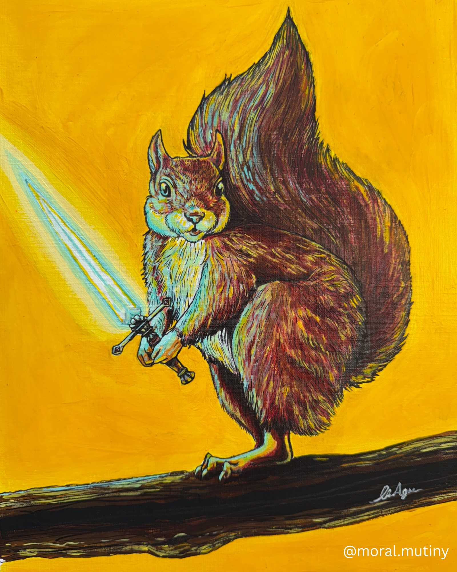 Squirrel Knight - Sticker