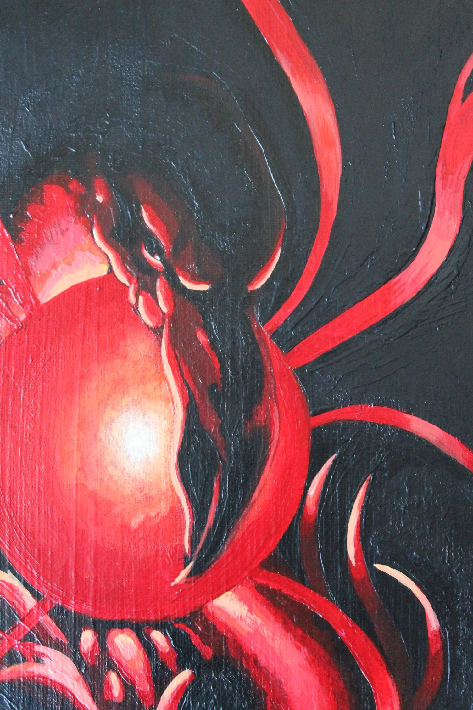 "Something Vital" - Original Multimedia Painting