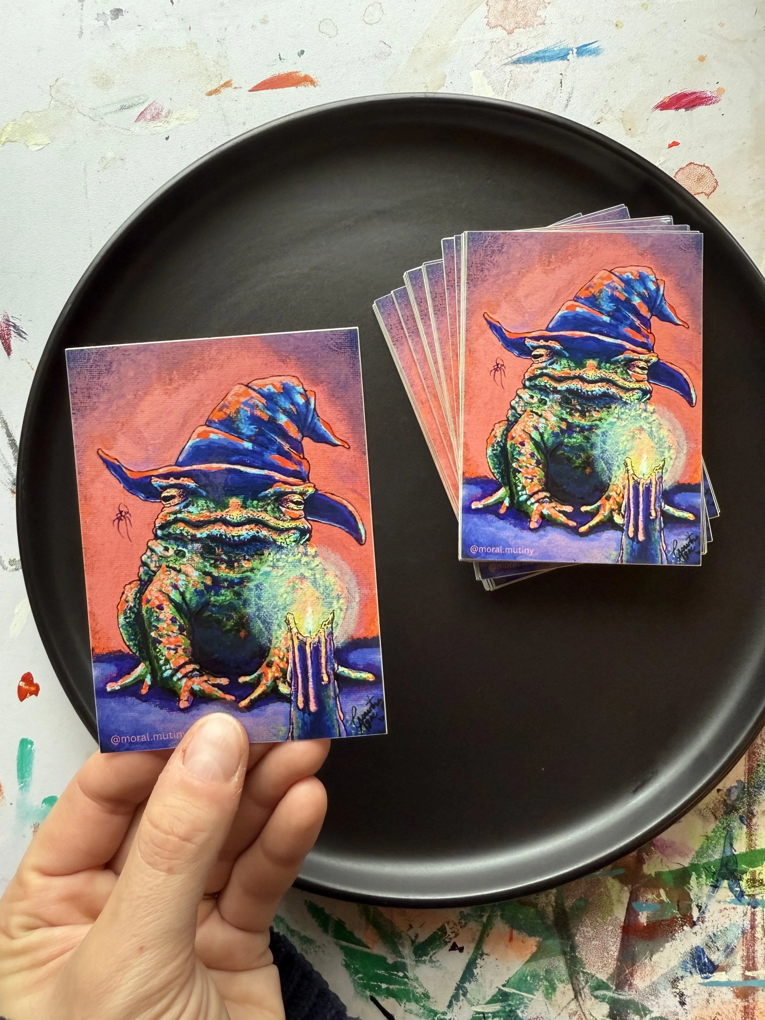 Frog Wizard - Sticker