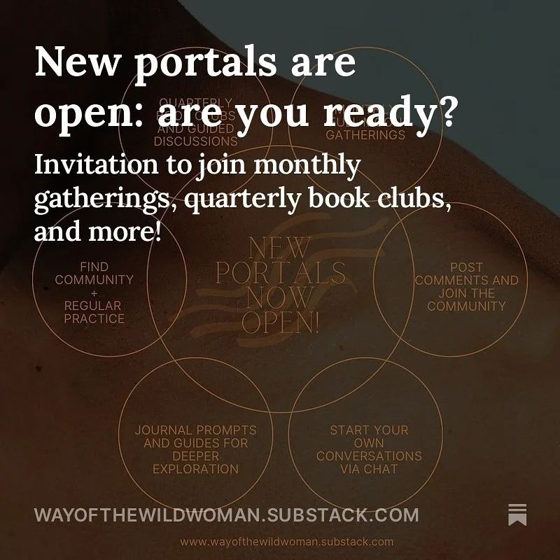 🌀 Some exciting news to announce! 🌀 Following a year of leading circles for exclusive, smaller groups, we are now expanding our reach to a larger audience. This will allow us to delve into meaningful work together on a regular basis.

🐺 I have bee