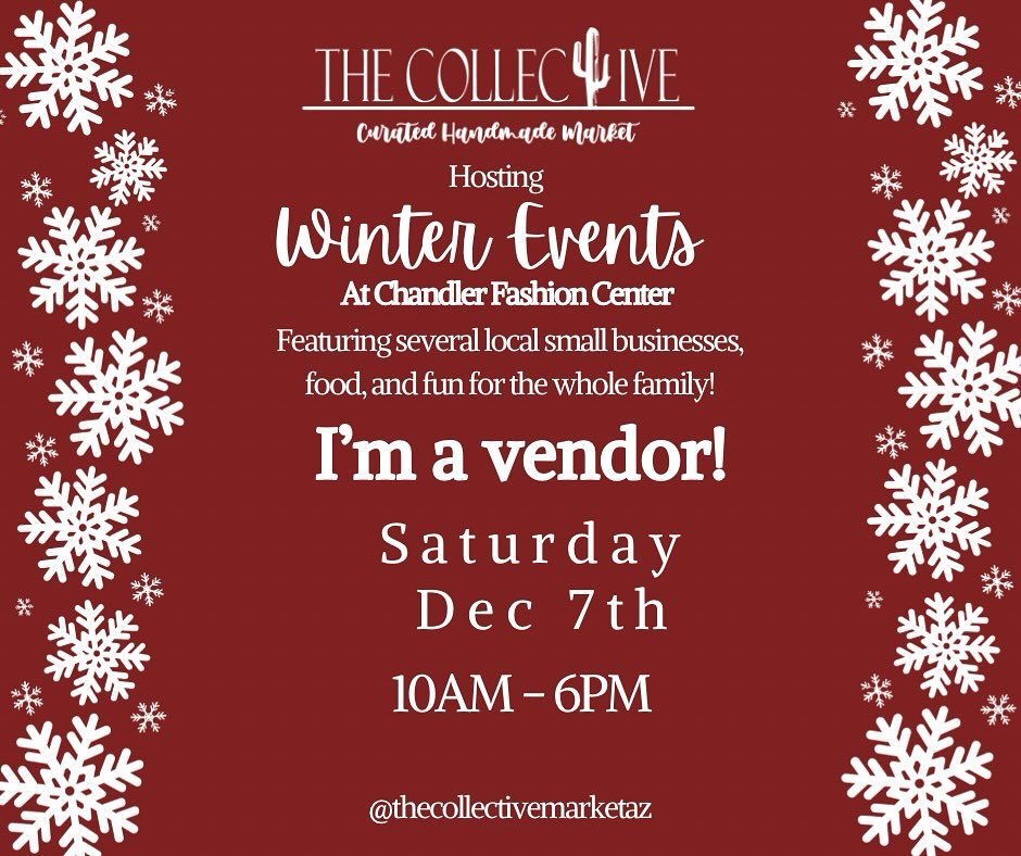 🎉 Exciting news! Frankie Golf will be a vendor at @thecollectivemarketaz &lsquo;s Winter Event this Saturday, December 7th, from 10 AM to 6 PM at Chandler Fashion Center. Come shop local, enjoy great food, and experience family-friendly fun. Can&rsq