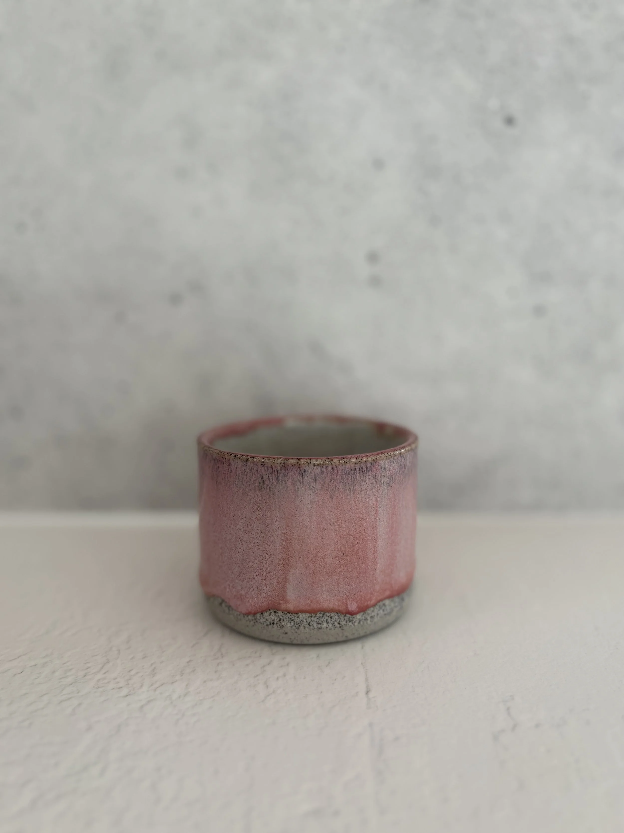 Pink tumbler white speckle (2 of 2)