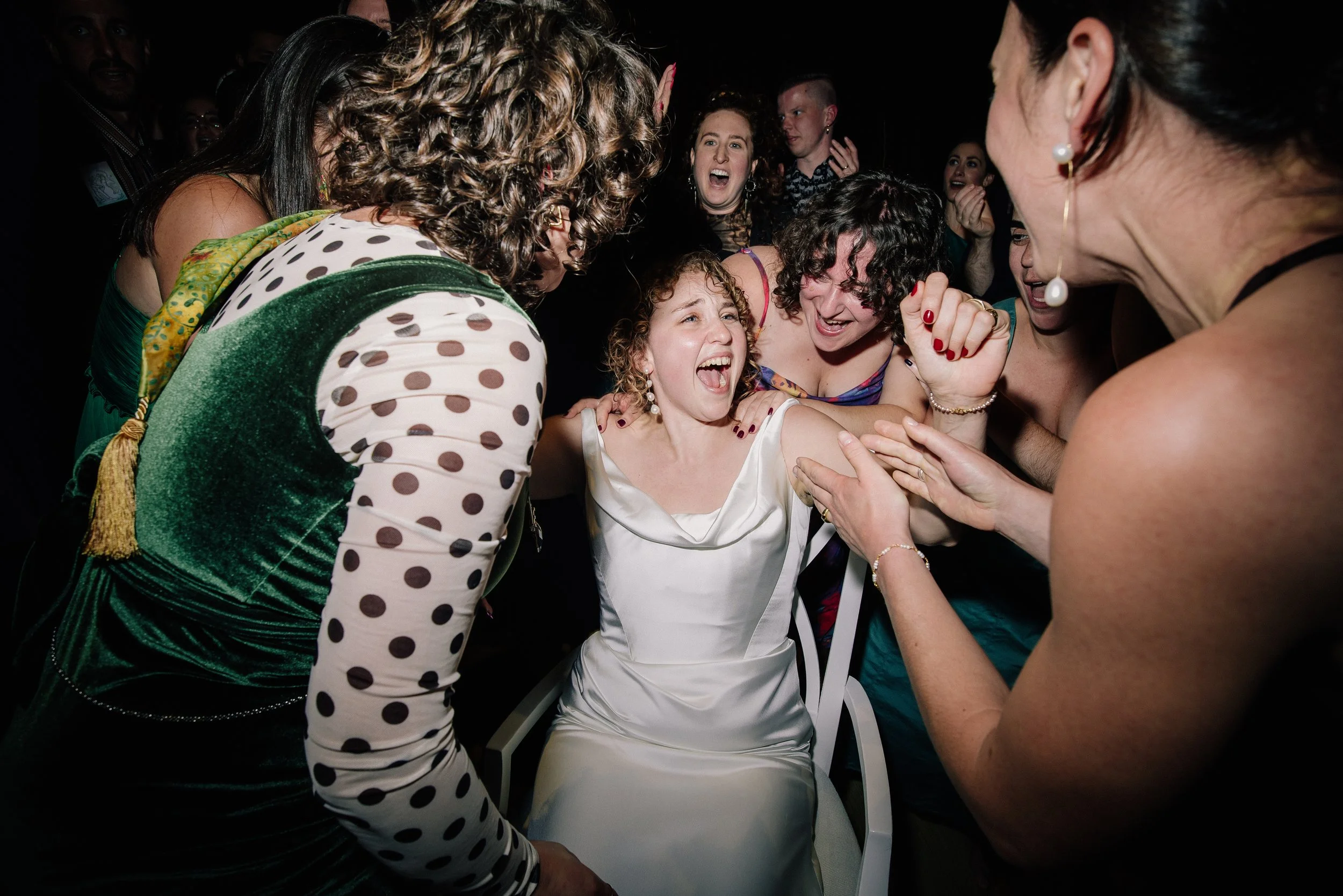 Boston jewish wedding hora photography