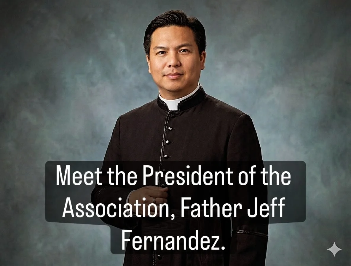 Rev. Jeff Fernandez is a Catholic priest in the Diocese of San Jose who served as Director of Worship effective July 1, 2024, and in-residence at Queen of Apostles. He was ordained in the Cathedral Basilica of St. Joseph on June 7, 2014. #5thNAFP-USA