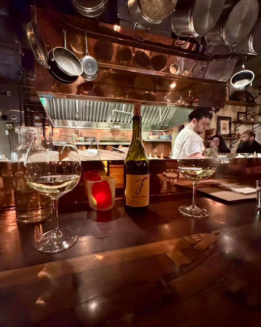 Date night with Finite Cellars 🥂 
BYO at Le Pigeon to celebrate the things that matter.  Happy #finitefriday