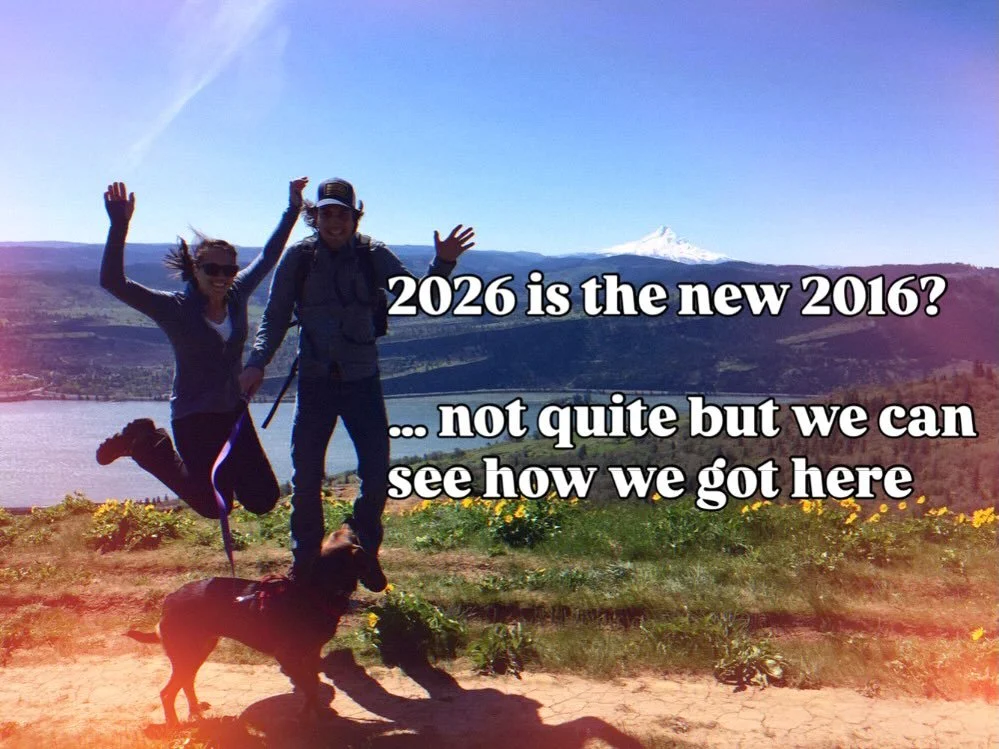 Jumping on the #2016 trend this #finitefriday because many things changed but at our core we stayed the same.  Finite Cellars is a small family owned winery and we are who we are - just Ben and Steph. 

🍷 We make wine to bring people together. 
🍲 W