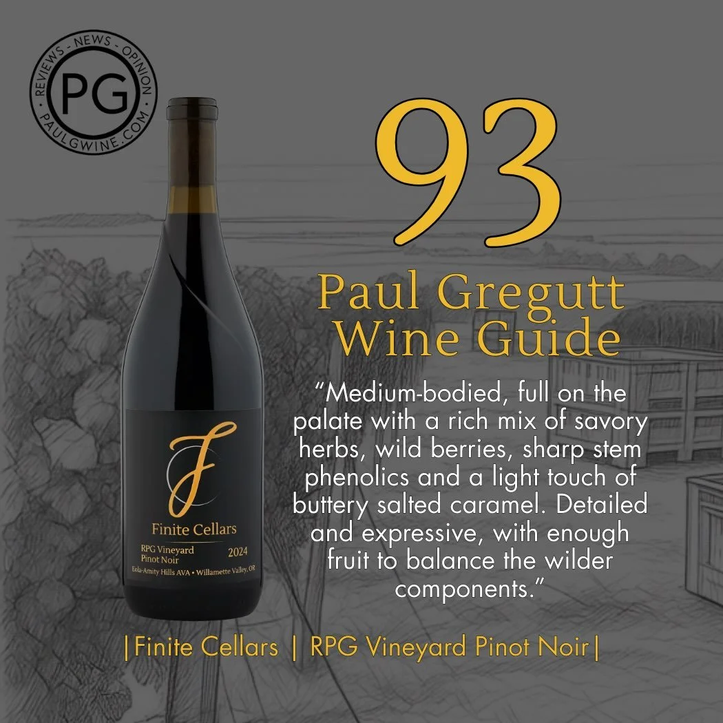 We&rsquo;re thrilled to have received our first ever wine ratings from Paul Gregutt! Paul is a longtime wine critic who has spent decades covering Pacific Northwest wines. Paul doesn&rsquo;t rate wines he wouldn&rsquo;t recommend, and we are grateful