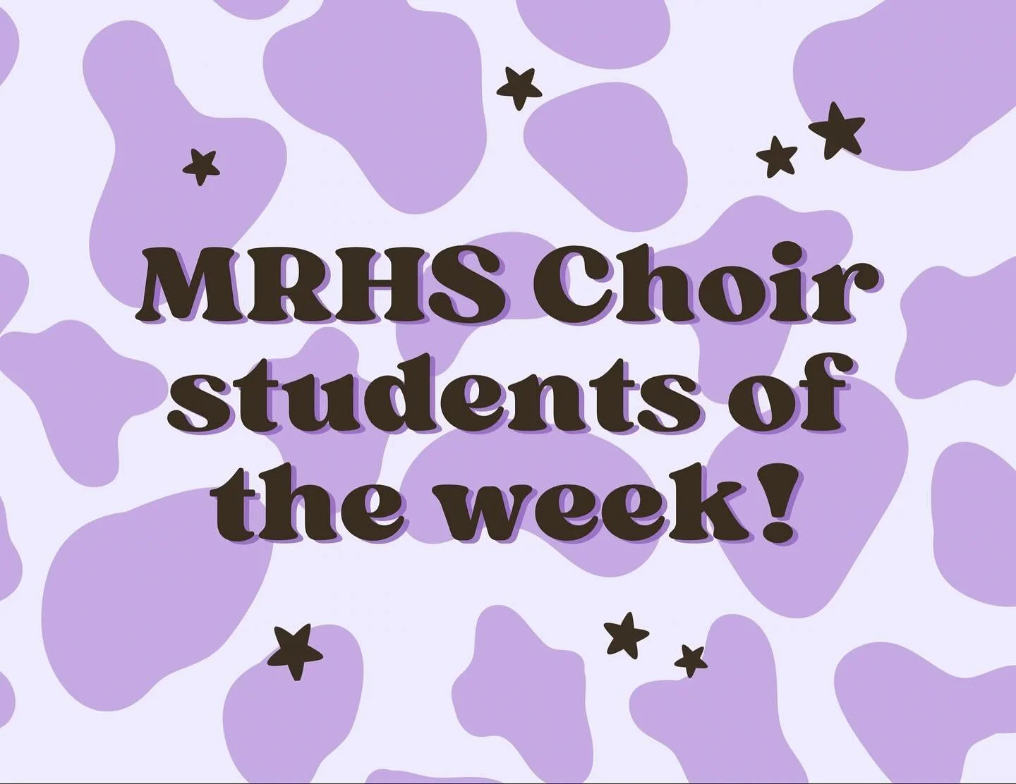 Introducing&hellip; Our Choir members of the week! 
Choir members of the week are students who have been nominated by their peers for being exceptional in class! These students have been on task, hardworking, and exemplify the qualities of a good cho