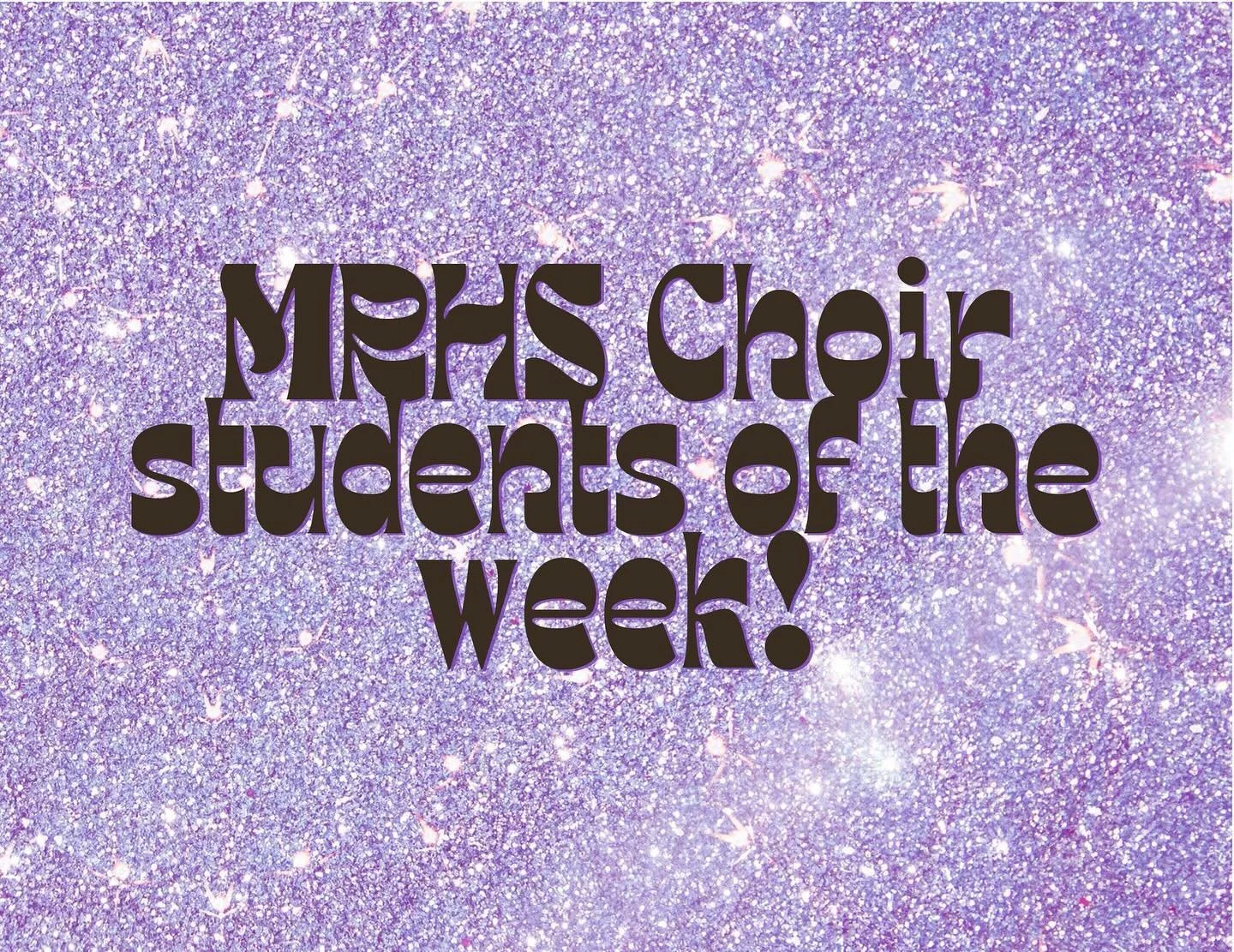 Introducing&hellip; Our Choir members of the week! 
Choir members of the week are students who have been nominated by their peers for being exceptional in class! These students have been on task, hardworking, and exemplify the qualities of a good cho