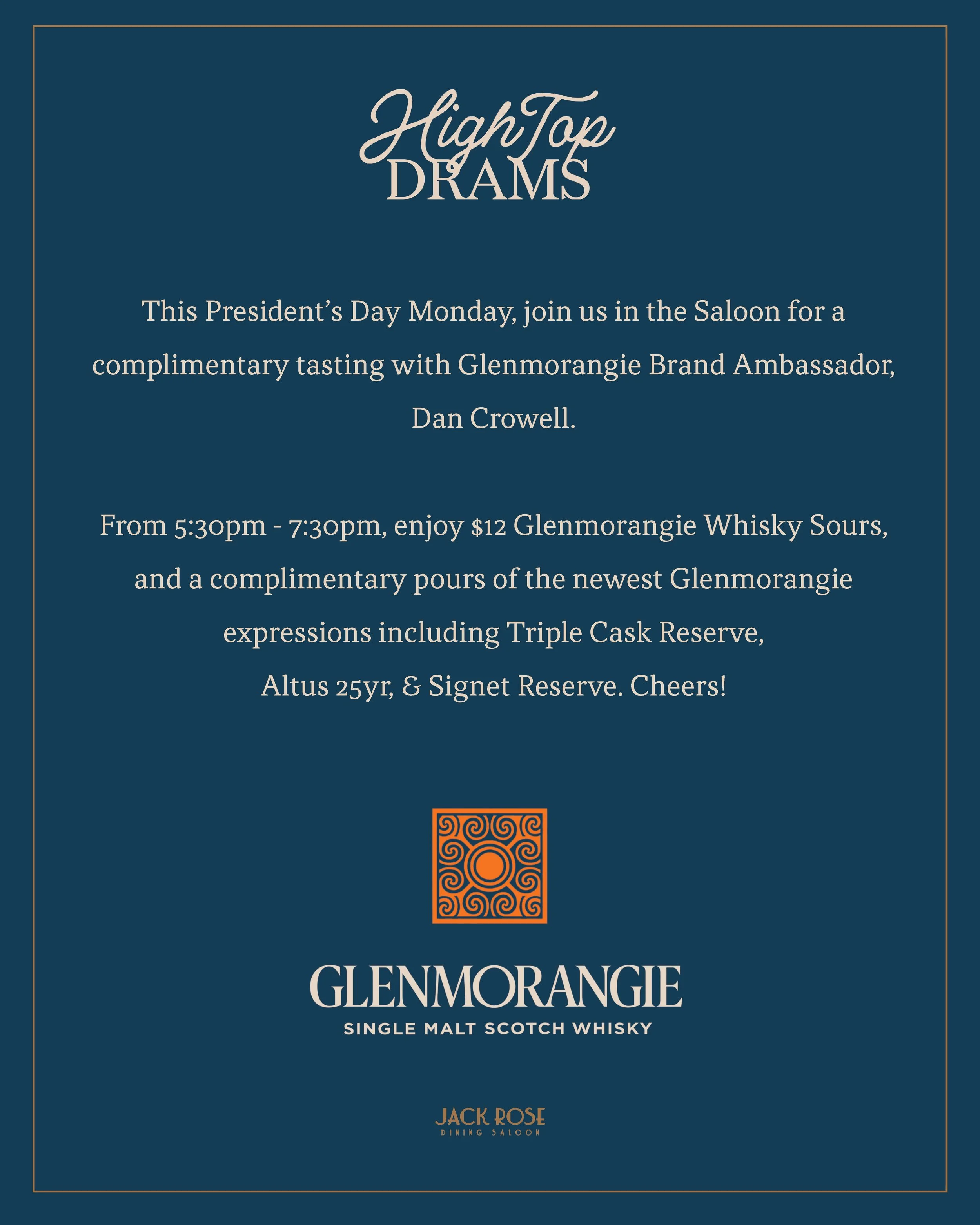 #hightopdrams with Glenmorangie