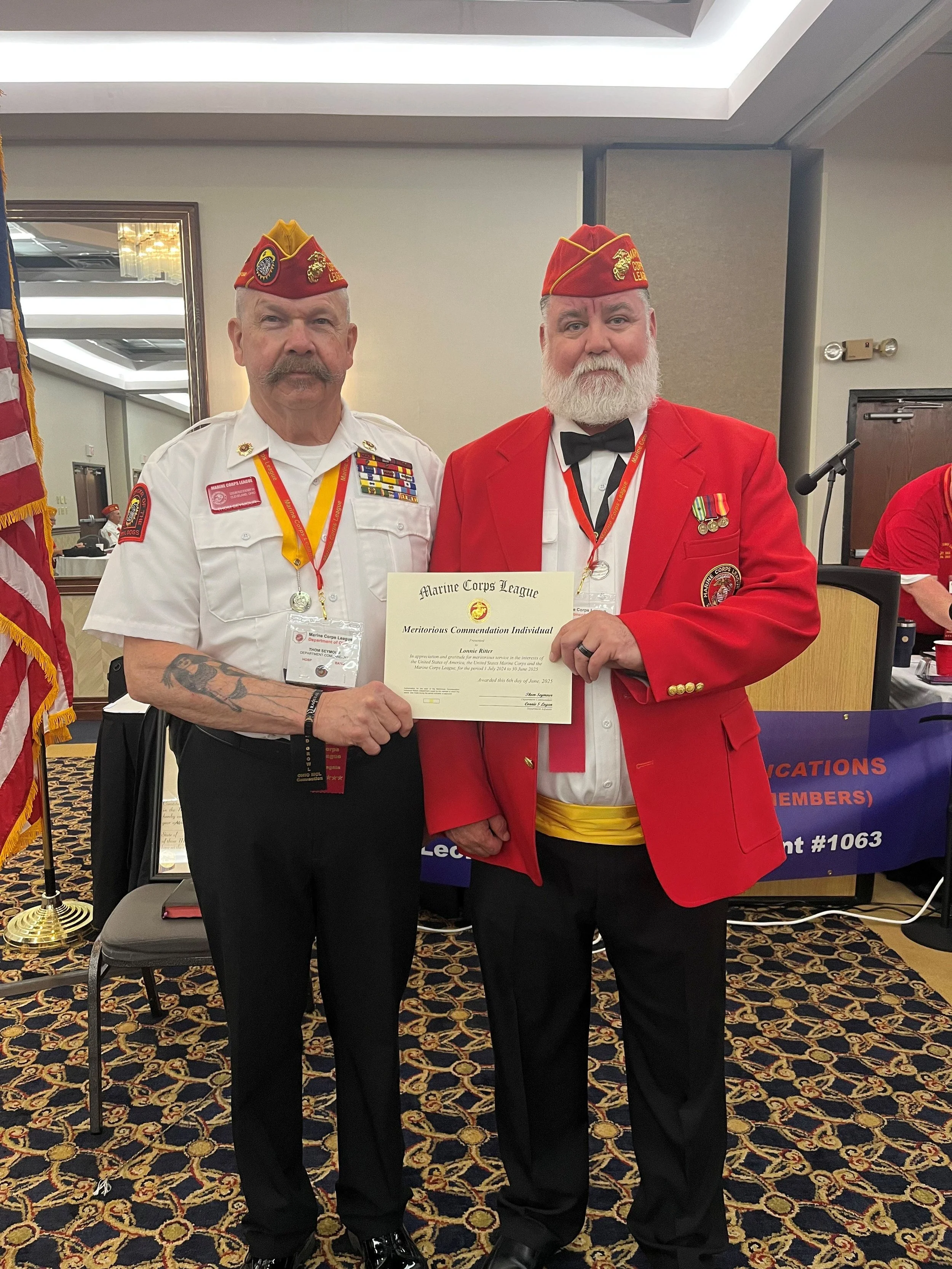 Meritorioius Individual Commendation to Lonnie Ritter