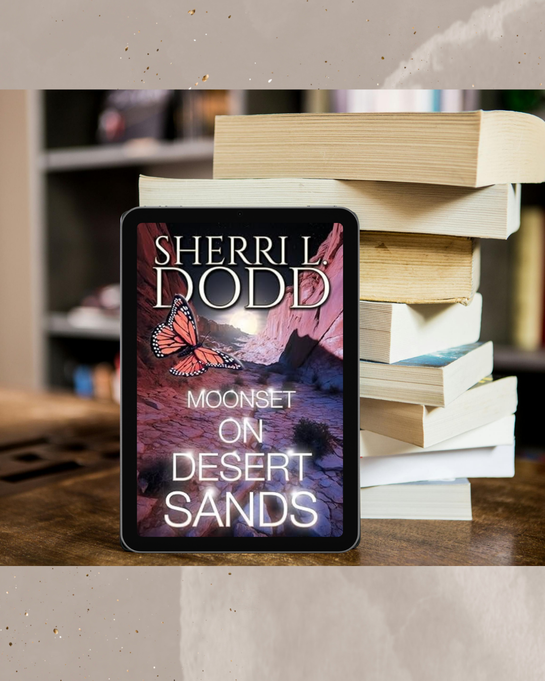 Moonset on Desert Sands by Sherri L. Dodd