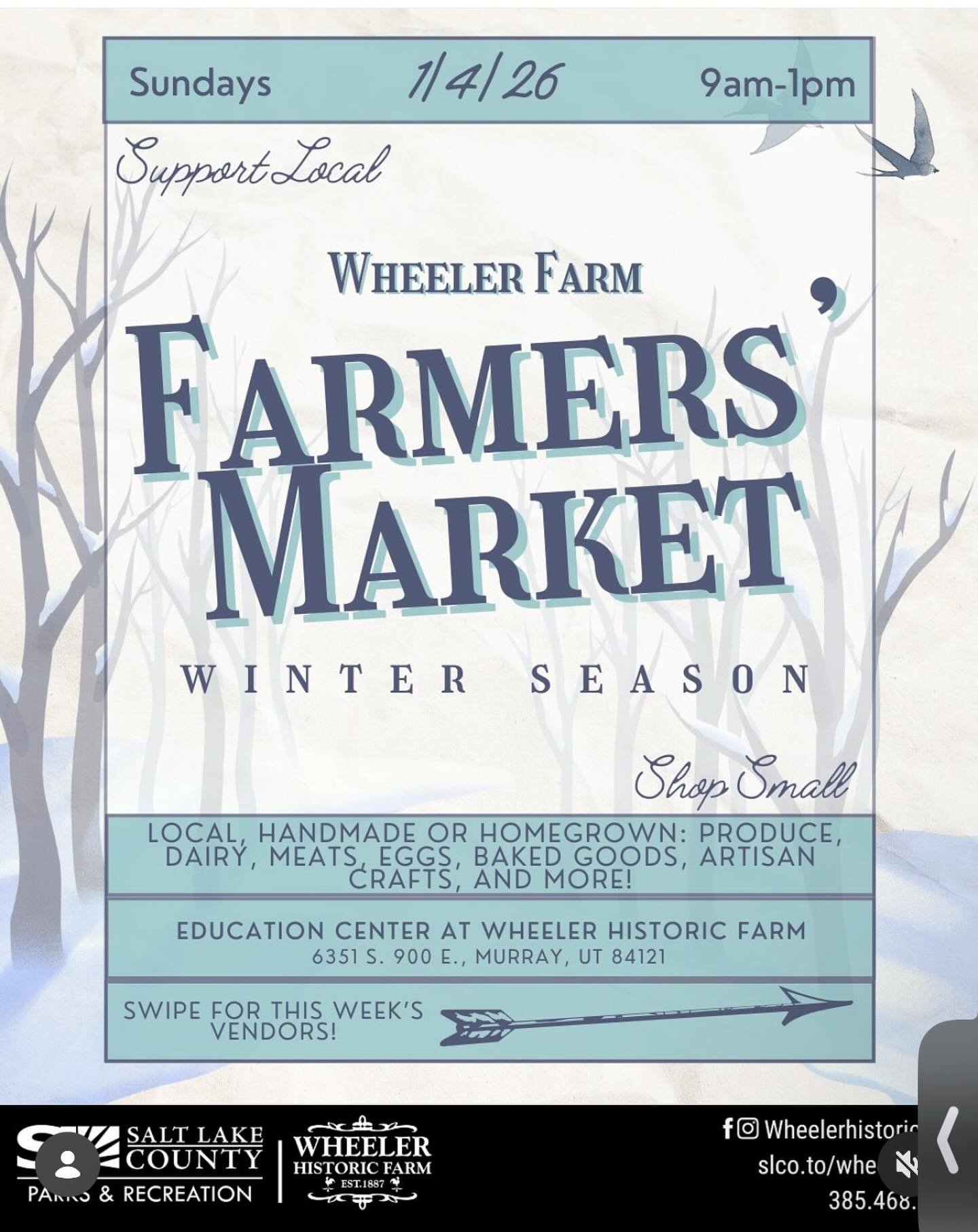 Wheeler Winter Market begins tomorrow!